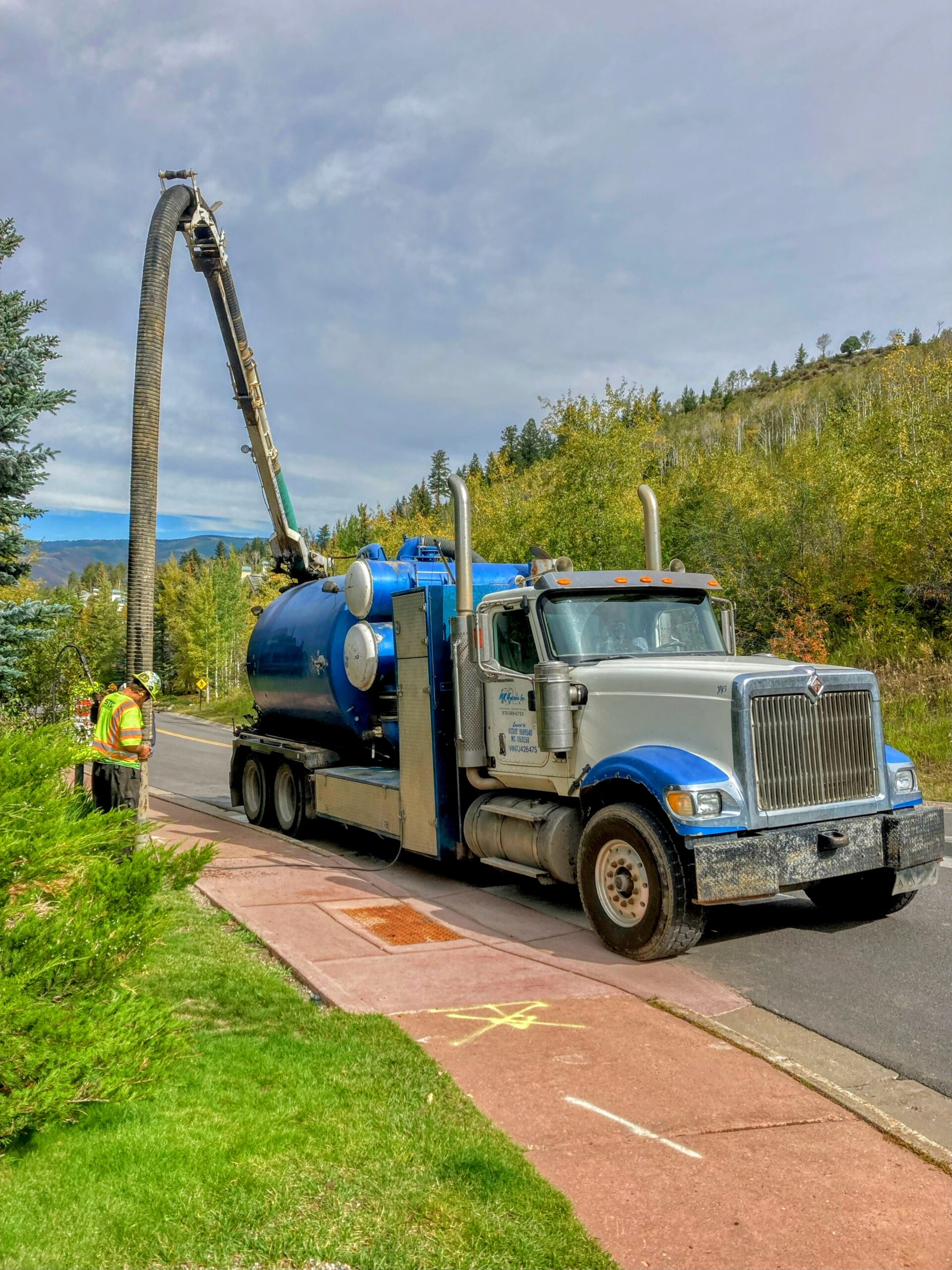 Potholing Road Construction