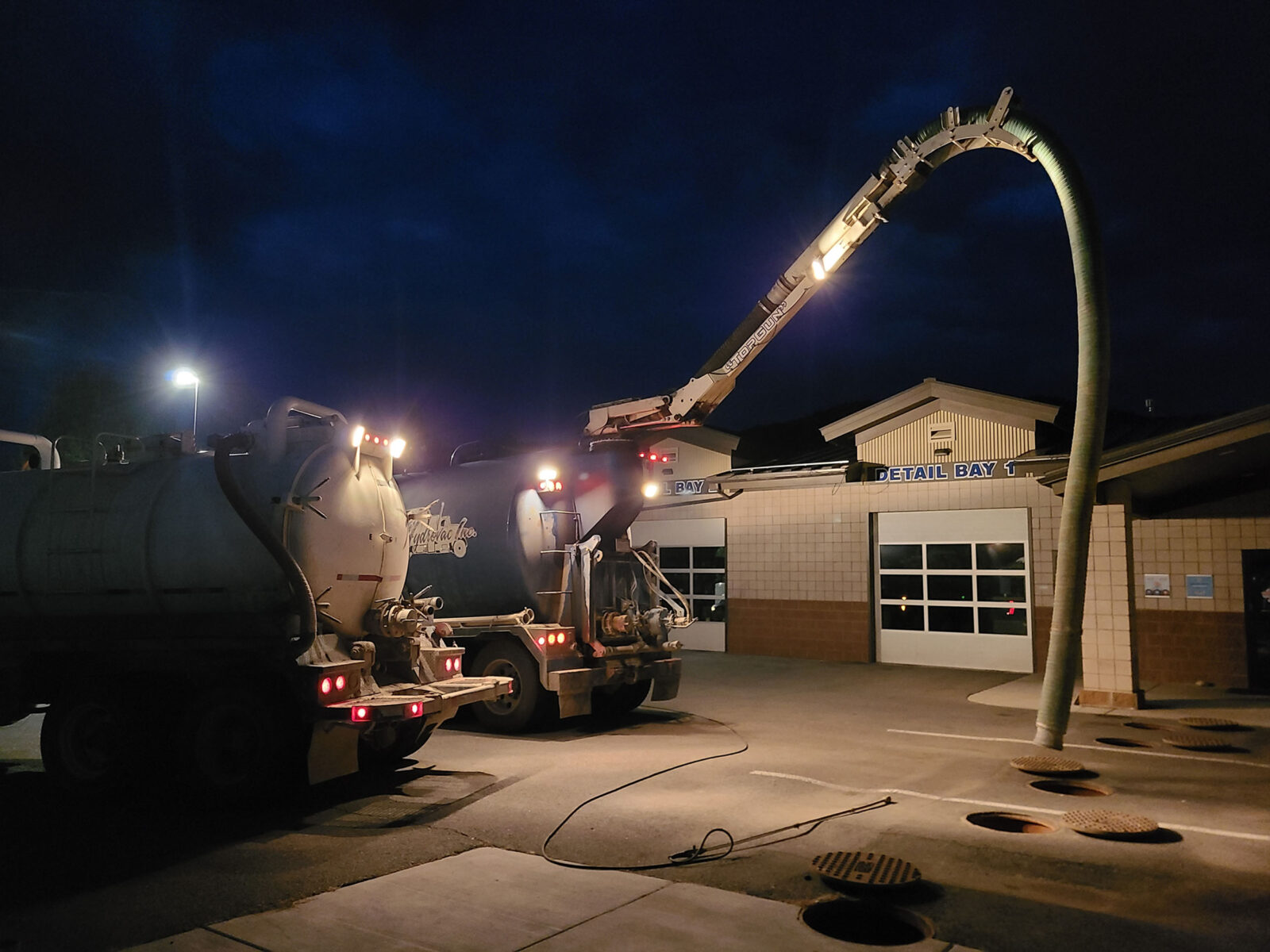 Car wash separator cleaning